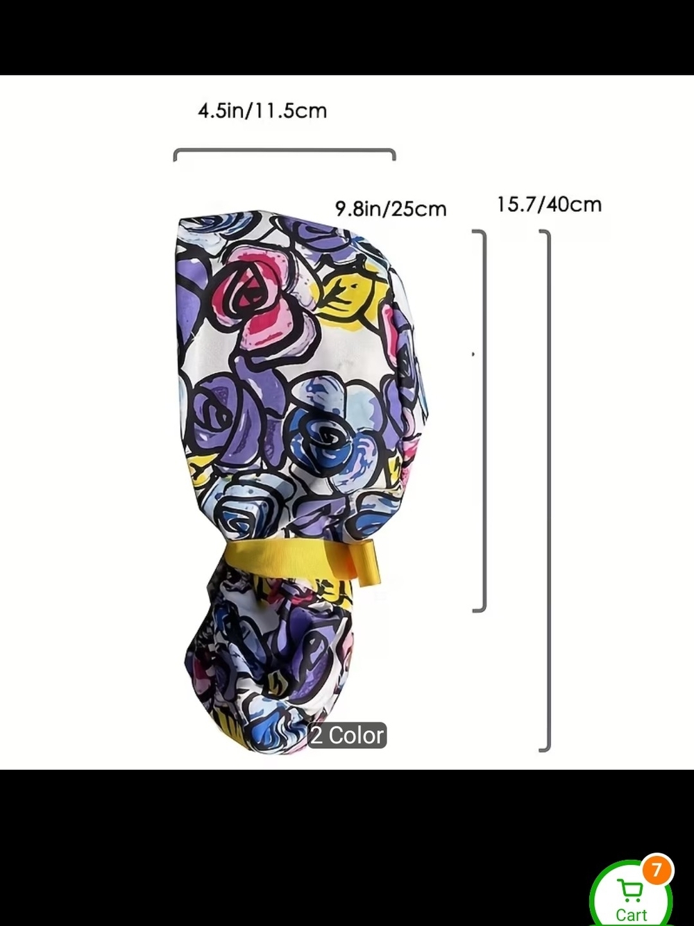 scrub cap - Picture 3 of 3